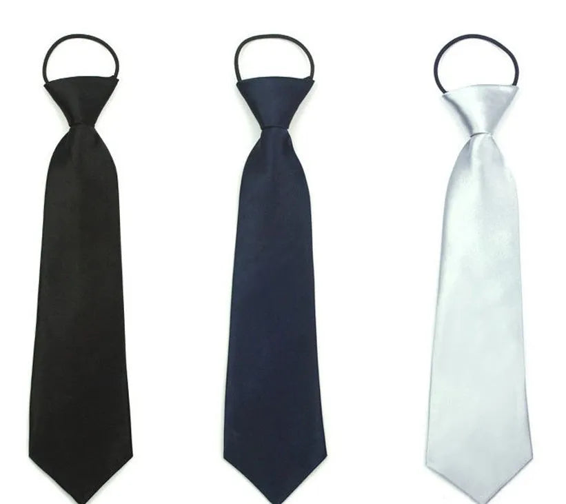 Enfants de solide couleur cravate bande de Caoutchouc élastique bande étudiant maternelle petite cravate - Enfance-Heureuse