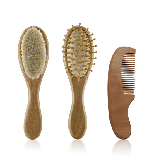 Baby Shower Shampoo Brush Small Comb Soft Bristles Brush Cleaning Care Tool - Enfance-Heureuse