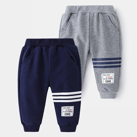 Boys' sweatpants autumn new Korean version - Enfance-Heureuse