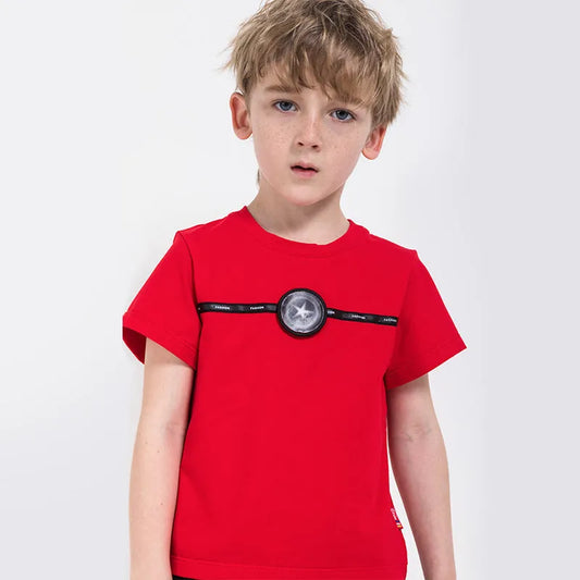 European and American children short sleeve t-shirt - Enfance-Heureuse