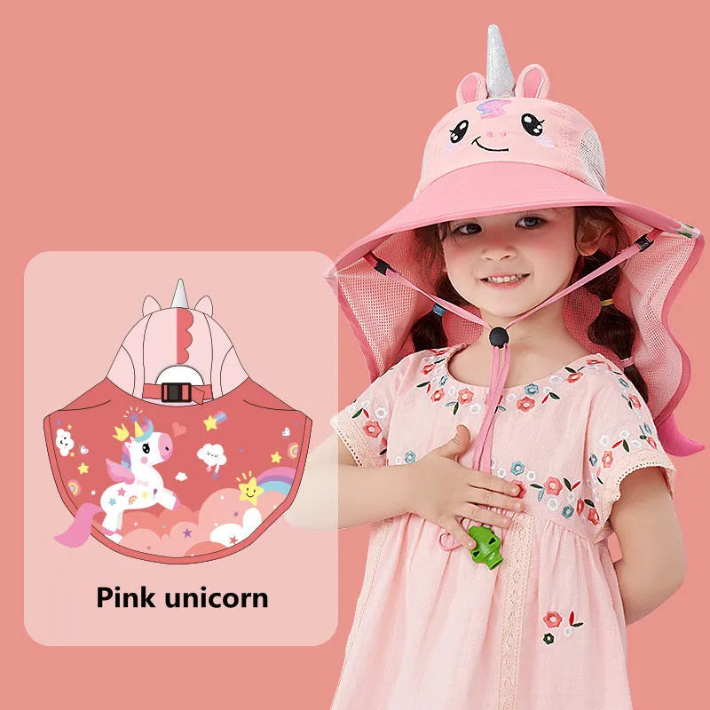 Children's Sun Protection And UV Protection Sun Hat - Enfance-Heureuse