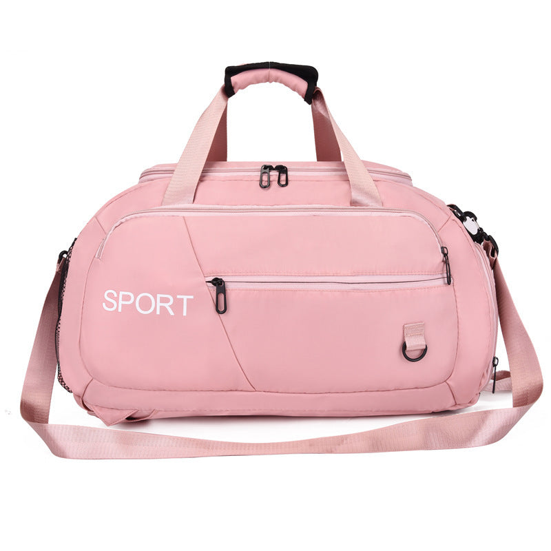 Luggage Bags For Women Handbag Oxford Men's Fitness Gym Shoulder Bag Waterproof Sports Travel Backpack With Shoes Compartment - Enfance-Heureuse