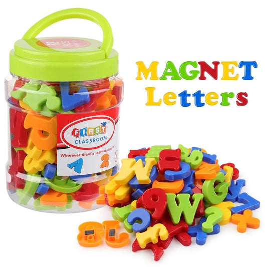 Magnetic stickers preschool English number plastic toys - Enfance-Heureuse