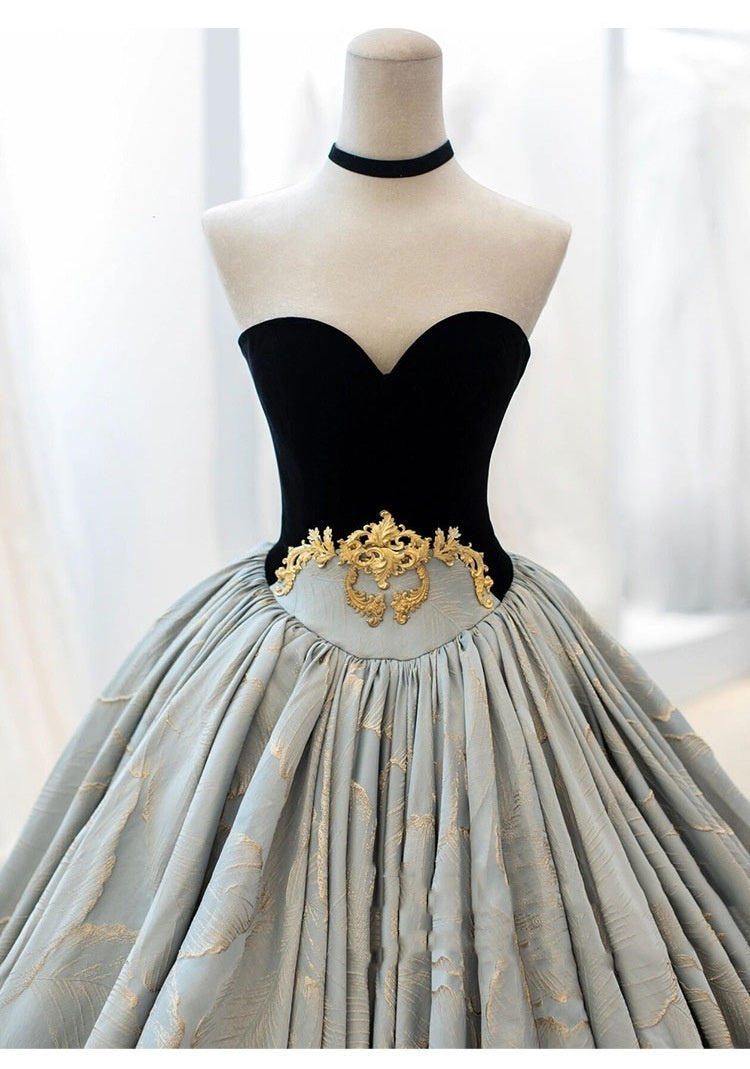 Hepburn Style Toasting Bride's Haute Couture Dress - Enfance-Heureuse