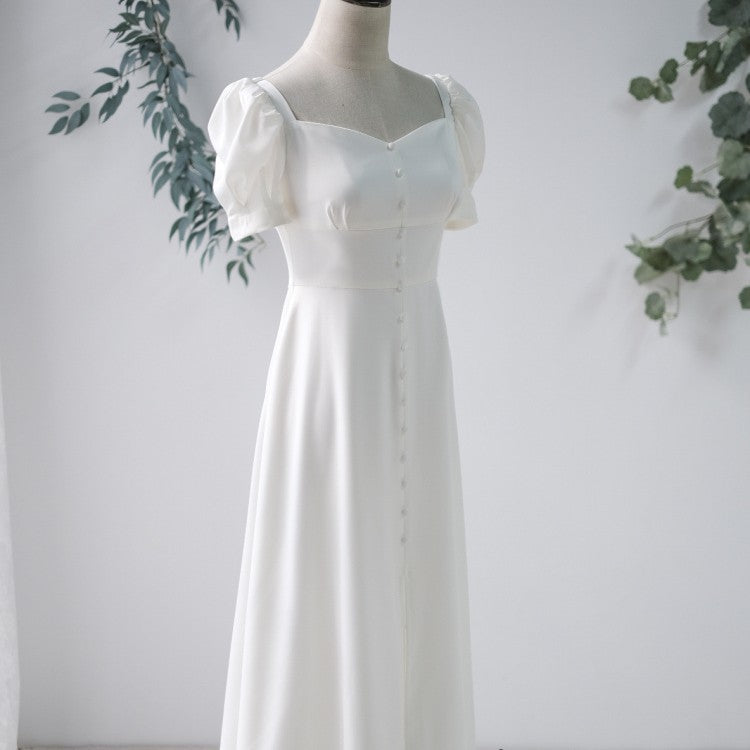 Short Travel License Registration Small White Skirt - Enfance-Heureuse