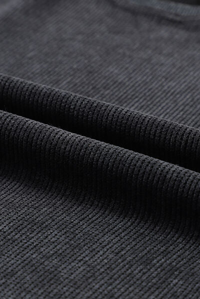 Sweat-shirt col rond à paillettes en forme de cœur