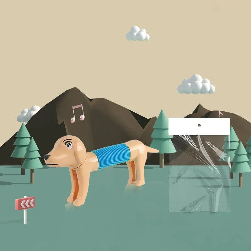 Telescopic Tube Changeable Dog Decompression Toy - Enfance-Heureuse