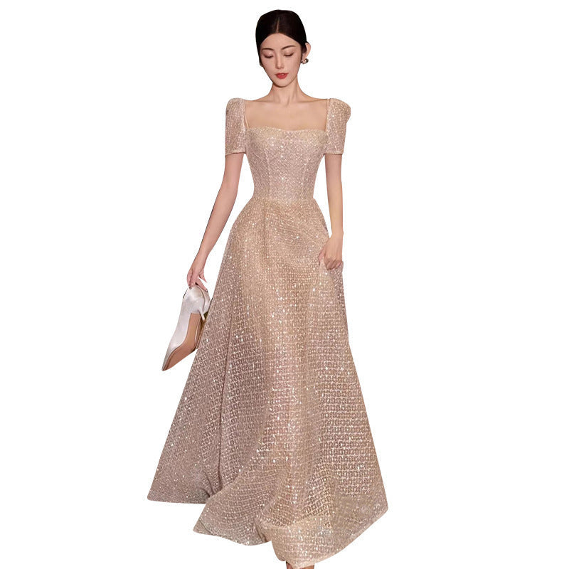 Robe de mariée élégante et amincissante, coupe ajustée, style féerique