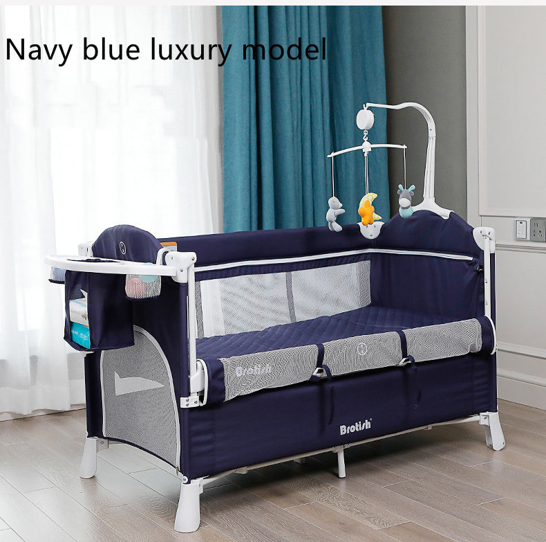 Multifunctional Baby Cot Splicing Large Bed Movable - Enfance-Heureuse