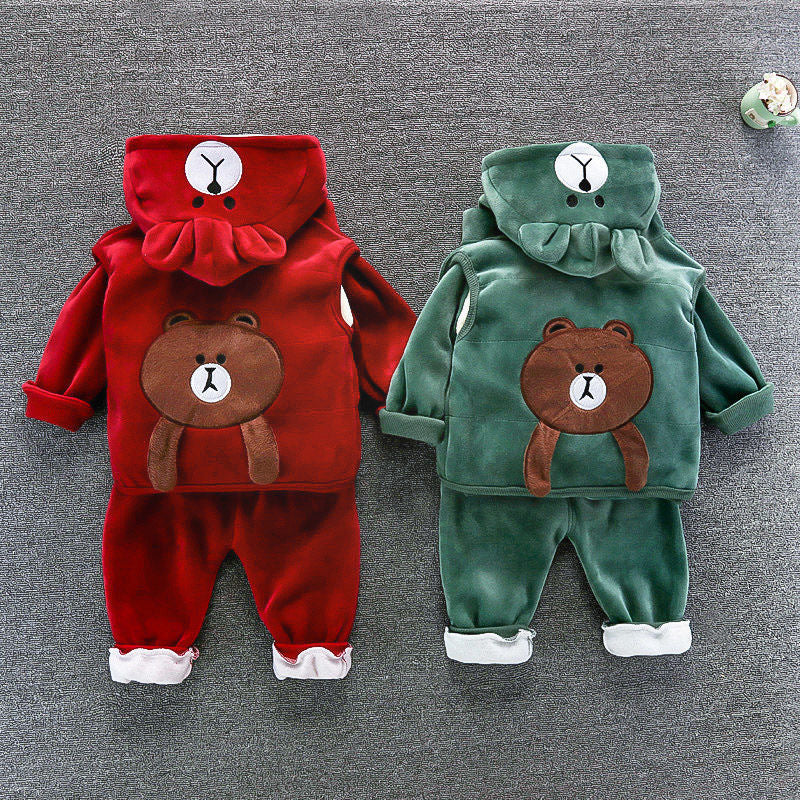 Three-piece Set Of Baby Clothes For Children And Children - Enfance-Heureuse