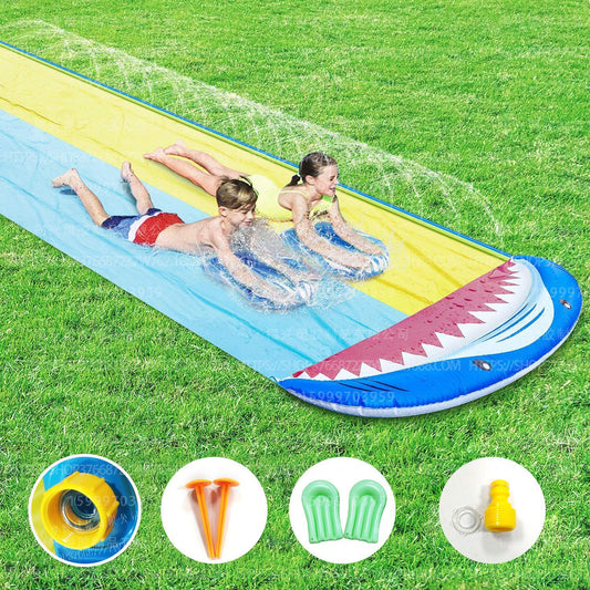 Children's Outdoor Lawn Water Spray Toys Slide - Enfance-Heureuse
