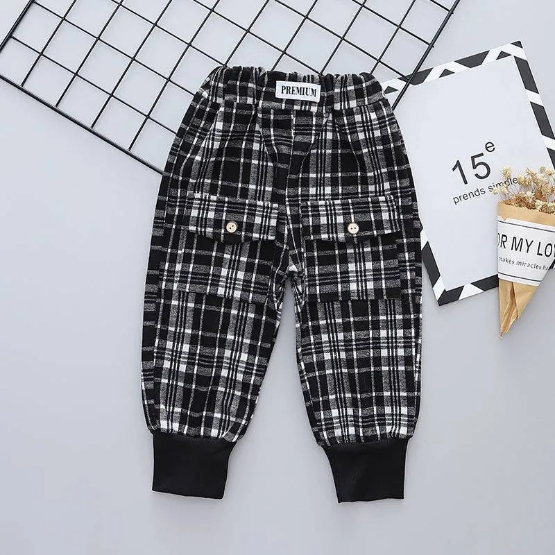 Children's Spring And Autumn Workwear Casual Sports Pants - Enfance-Heureuse