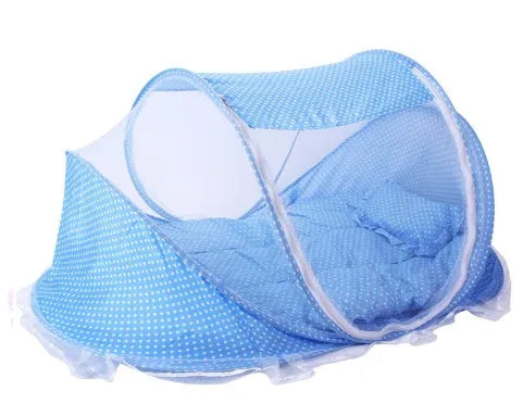 Pliable Bébé Moustiquaire Avec Oreiller + Net 2 pièces Ensemble - Enfance-Heureuse
