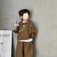 Boys' Simple Waffle Top Pants Suit - Enfance-Heureuse