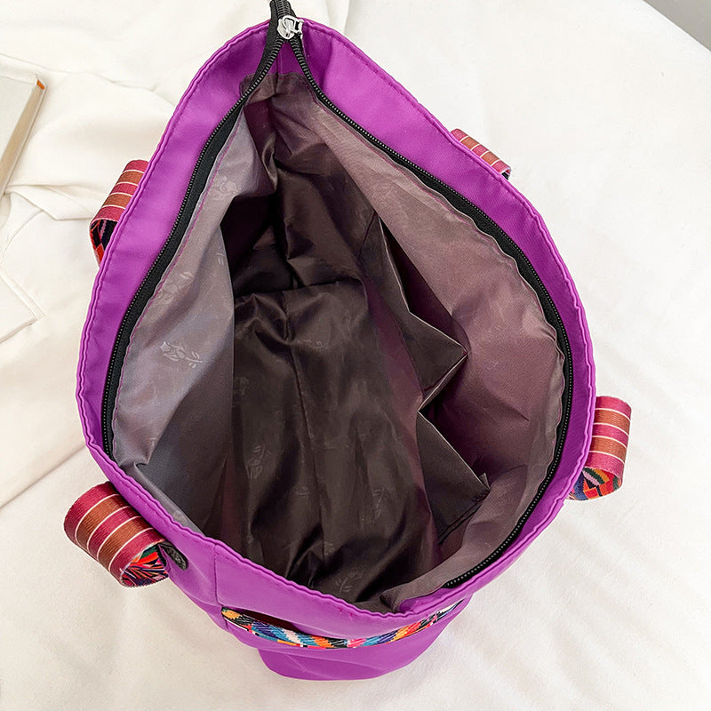 Women's Oxford Cloth Bag Portable And Fashion Shoulder Bag - Enfance-Heureuse