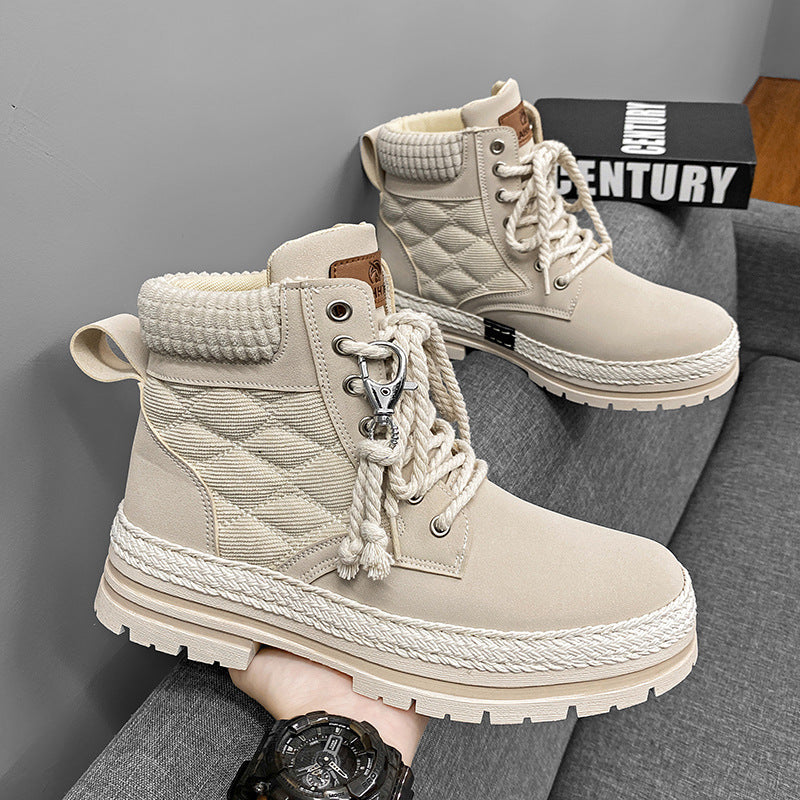 High-top Sports All-match Student Boots Platform - Enfance-Heureuse