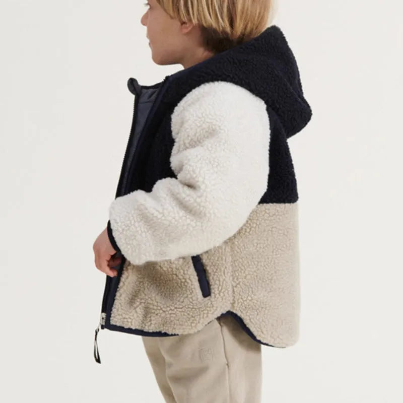 Veste en coton à capuche double face pour enfants - Enfance-Heureuse