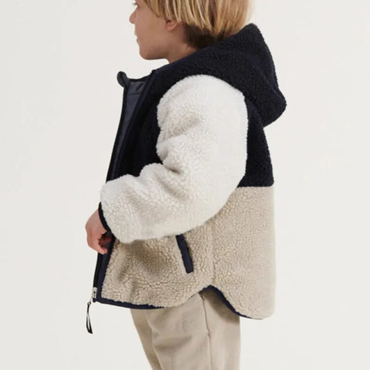 Veste en coton à capuche double face pour enfants - Enfance-Heureuse