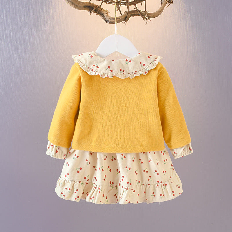 Baby Girl Autumn Clothing Suit - Enfance-Heureuse