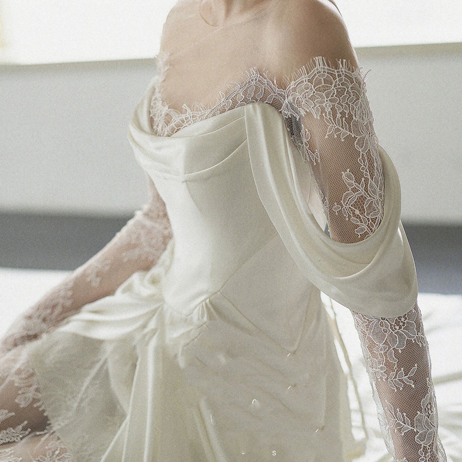 Gauze Dress Bride French Girl - Enfance-Heureuse