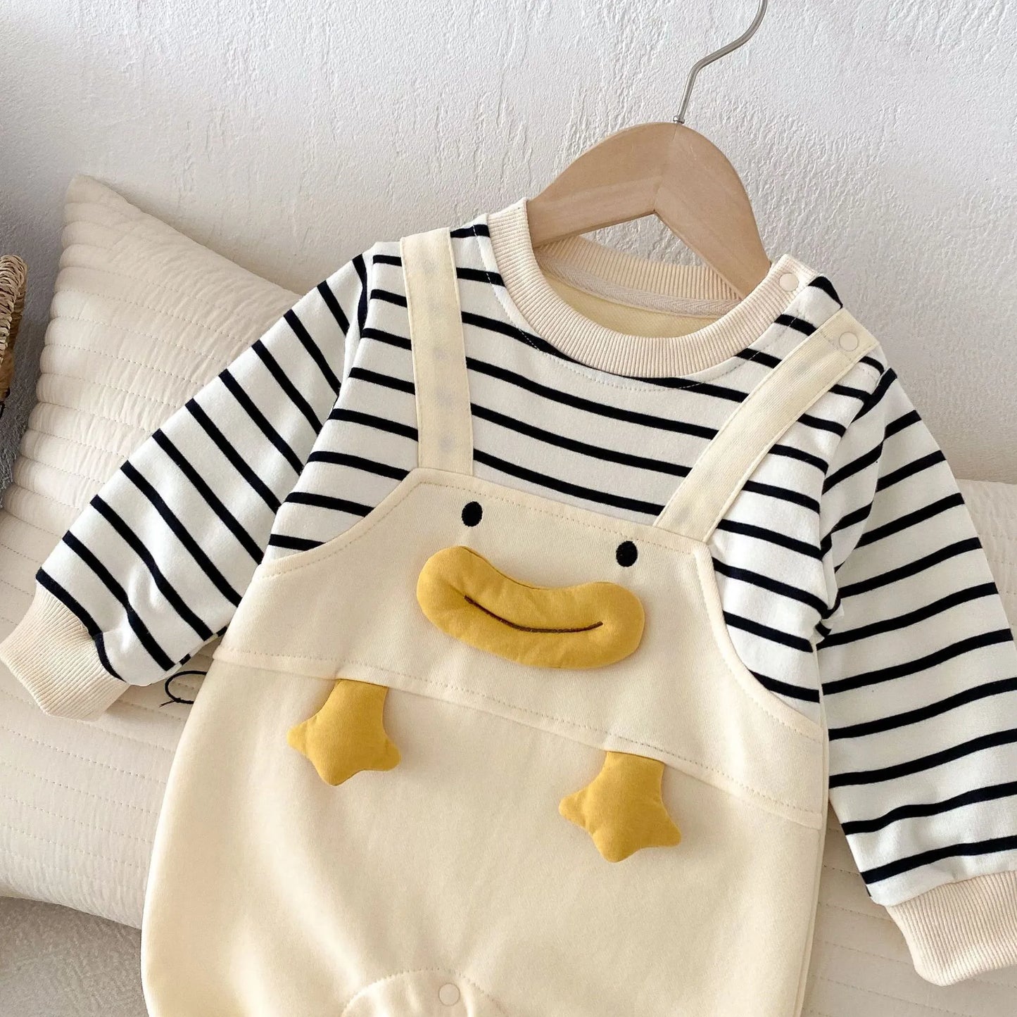 Small-month Baby Going Out Autumn Jumpsuit - Enfance-Heureuse