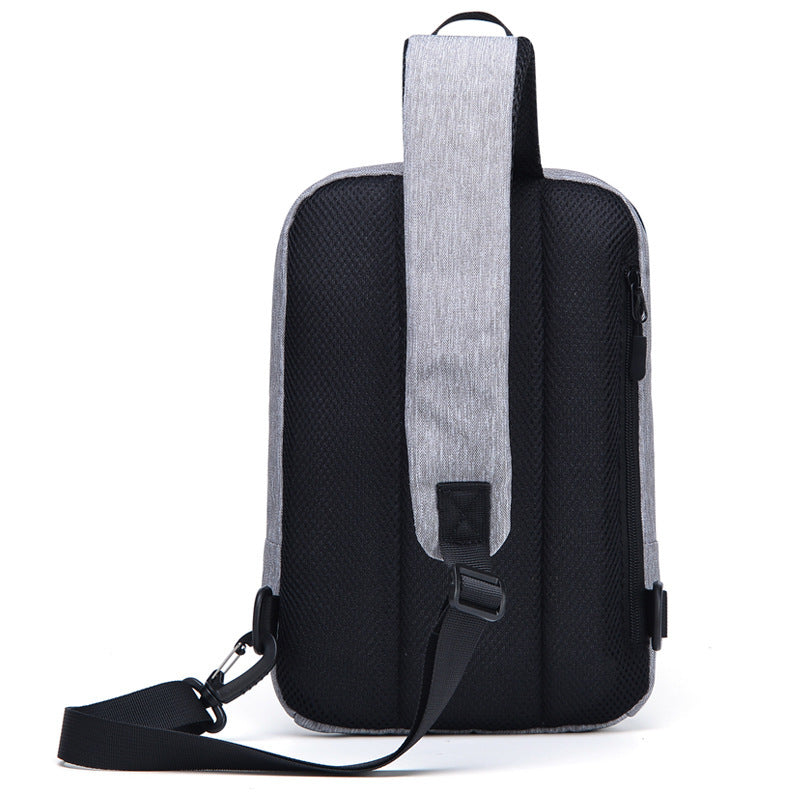 Trendy Men's Chest Bag Oxford Cloth Outdoor Casual Messenger - Enfance-Heureuse