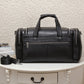Leather Men's Hand-held Large-capacity Short-distance Travel Bag - Enfance-Heureuse