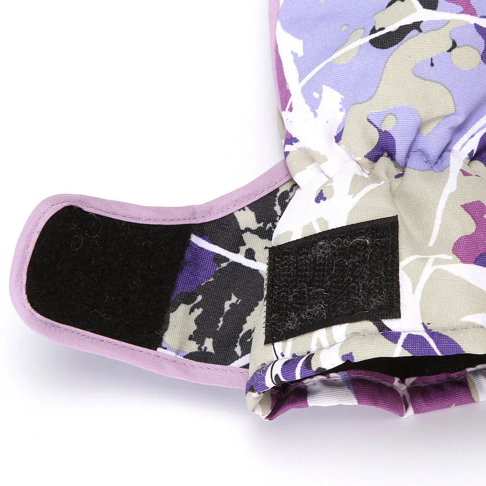 Children's Color Line Stitching Warm Mittens - Enfance-Heureuse