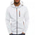 Men's Casual Zipper Hooded Sweater Solid Color Sports Fitness Jackets Cardigan - Enfance-Heureuse