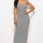 Scoop Neck Wide Strap Maxi Dress