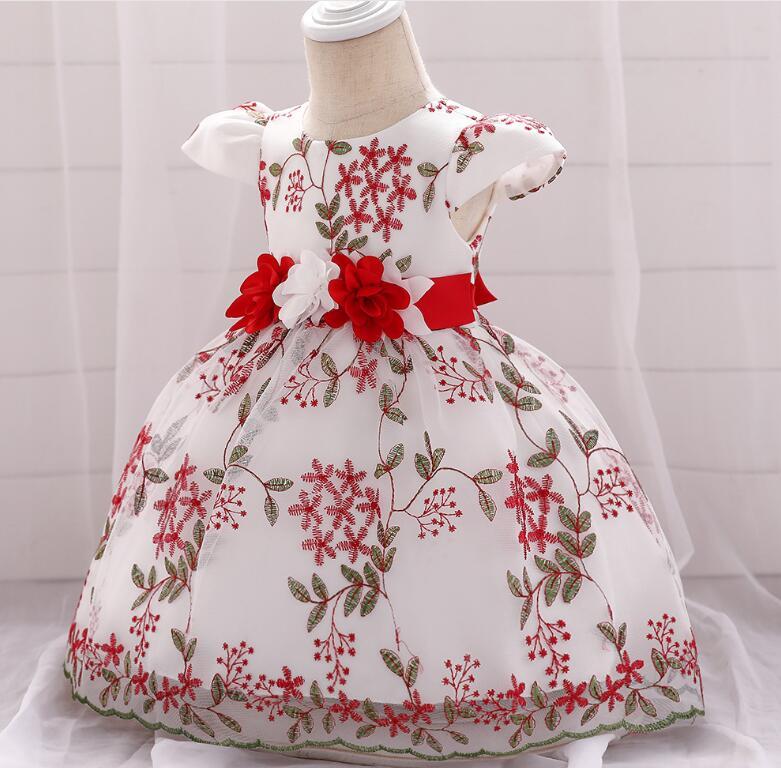summer children's clothing new baby birthday party wedding dress skirt girls fluffy dress - Enfance-Heureuse