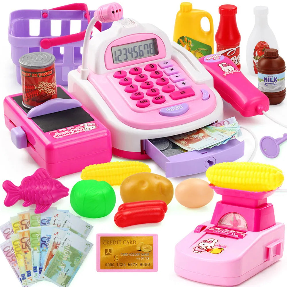 Supermarché en plastique jouets - Enfance-Heureuse