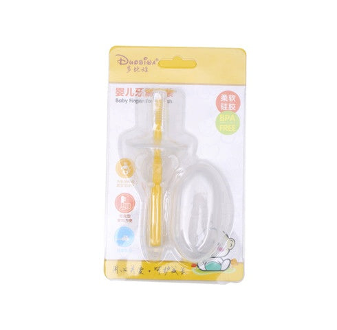 Silicone Baby Toothbrush Kids Teether Training Tool Clear Massager - Enfance-Heureuse
