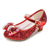 Girls princess leather shoes - Enfance-Heureuse