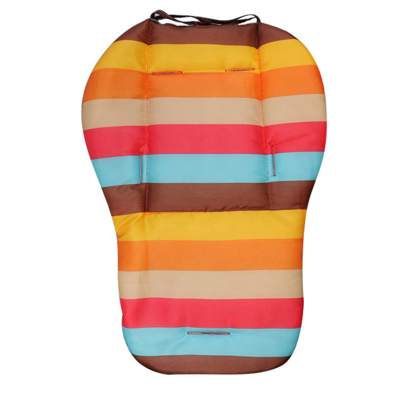 Baby Infant Stroller Seat Pushchair Cushion Cotton Mat Rainbow Color Soft Thick Pram Cushion Chair BB Car Seat Cushion - Enfance-Heureuse