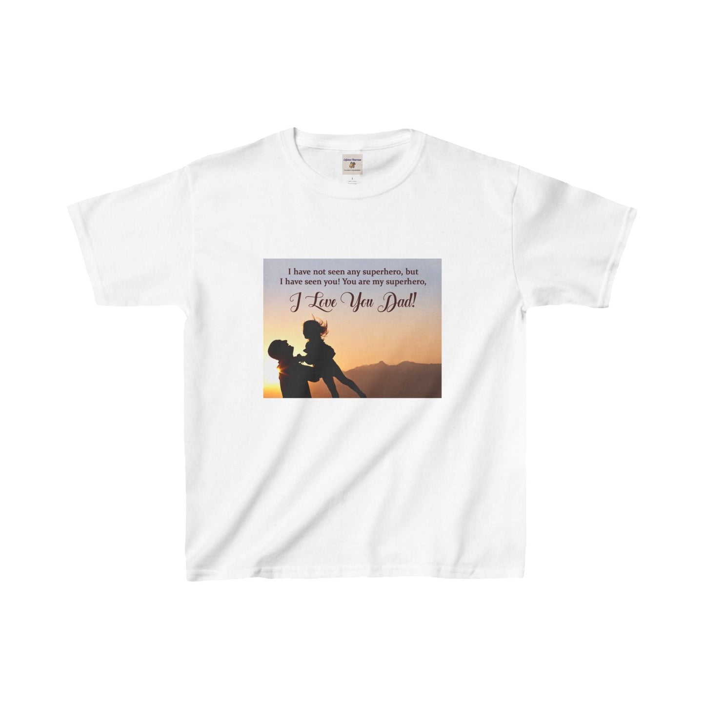 T-shirt pour enfant pour la fête des pères, joli t-shirt pour papa, thème super-héros, cadeau pour garçon, tenue de réunion de famille, idée cadeau d'anniversaire