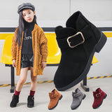 Big kids suede leather boots - Enfance-Heureuse