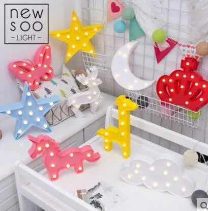 Décoration de salle de nuit lumière - Enfance-Heureuse