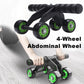 Four-wheeled Abdominal Roller Home Exercise Abdominal Muscle Fitness Equipment