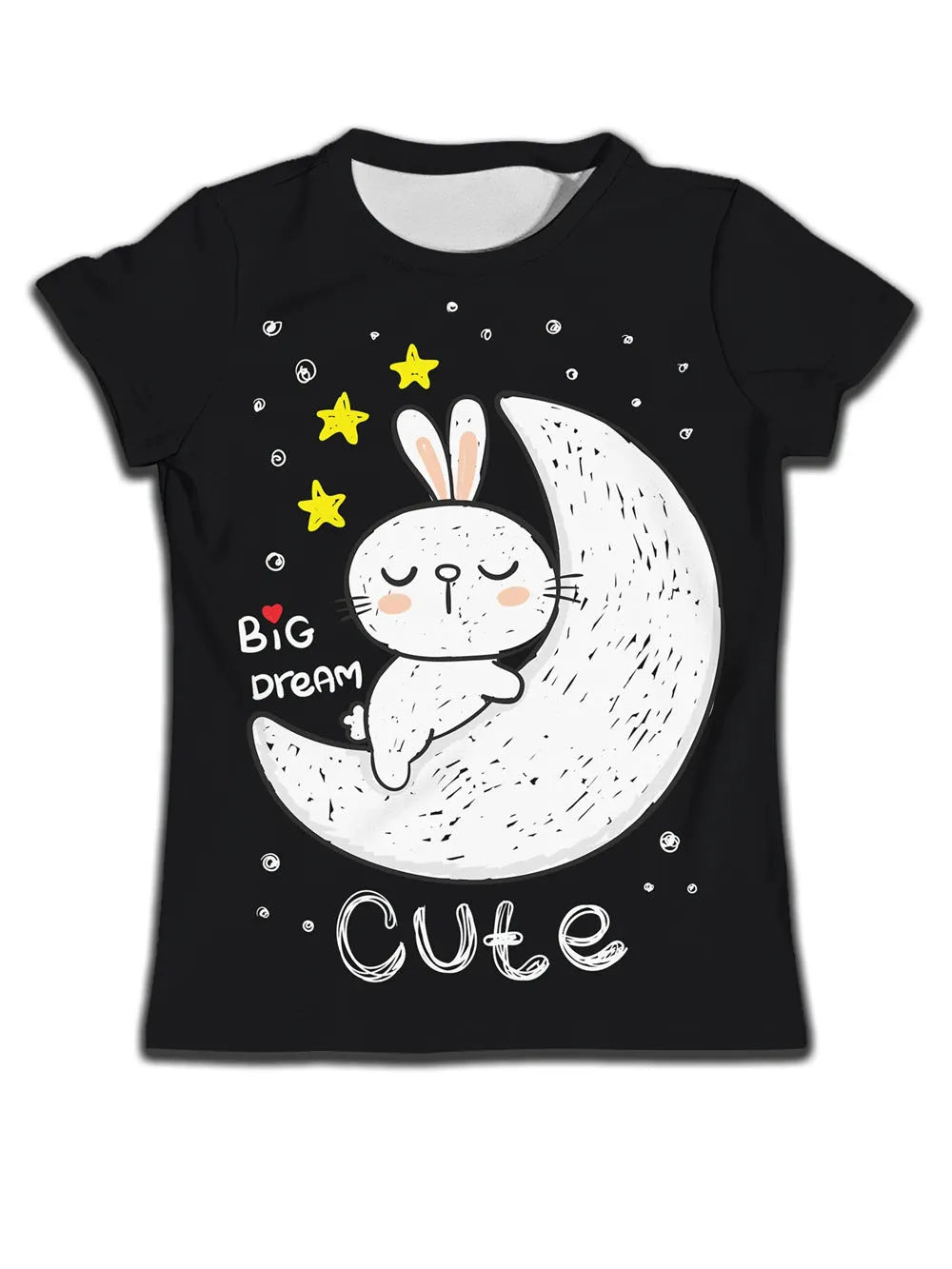 Children Boy T-shirt Clothes Casual Soft T-shirt Cute Cat Cartoon Pattern - Enfance-Heureuse