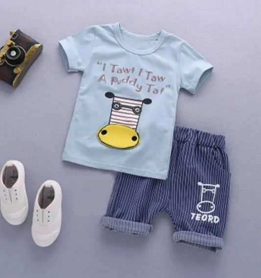 Boys' short sleeve suit - Enfance-Heureuse