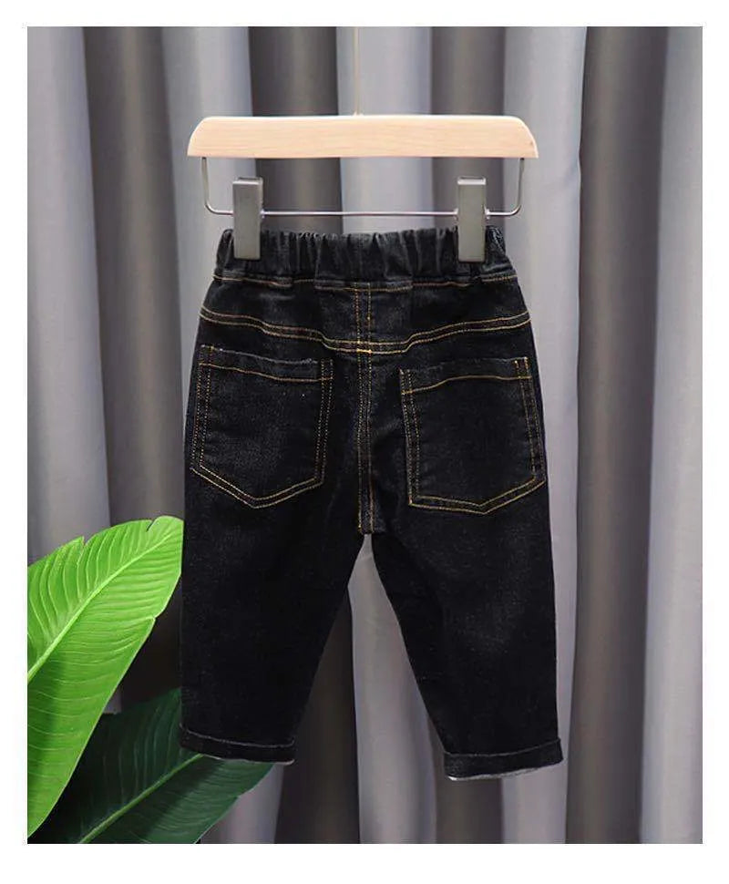Autumn new children's jeans - Enfance-Heureuse