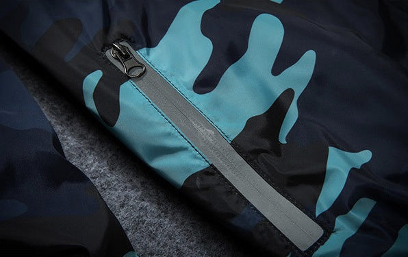 Covrlge Veste Homme Mode Printemps Hommes Marque Camouflage Vestes Décontracté Hommes Manteau Hommes À Capuche Lumineux Fermeture Éclair Manteaux MWJ011