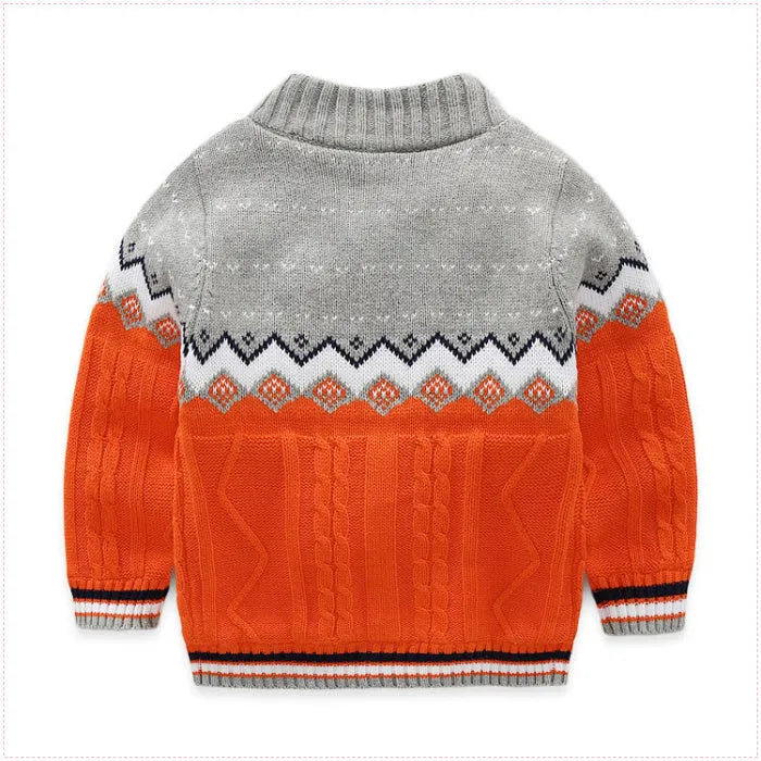 Cardigan en tricot épais pour enfants - Enfance-Heureuse