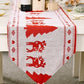 Christmas decorations knitting cloth table flag