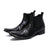 Men's British-style High-top Shoes Summer Breathable Chelsea Boots - Enfance-Heureuse