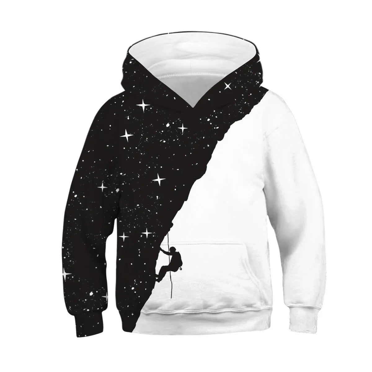 Digital Printing Children's Hooded Long-Sleeved Sweater - Enfance-Heureuse