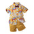 Two-piece boy short sleeve printed shirt - Enfance-Heureuse