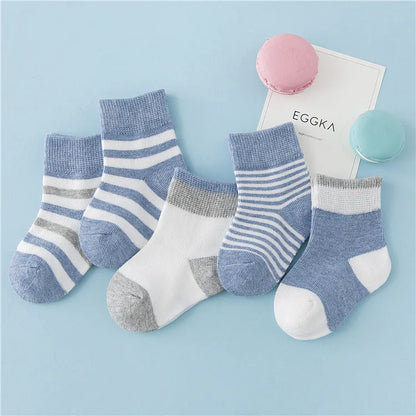 Winter cotton striped socks for children - Enfance-Heureuse