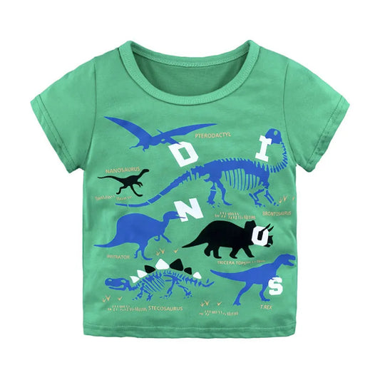 Children's t-shirt round neck print short sleeve - Enfance-Heureuse